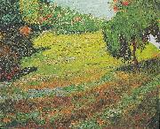 Garten mit Trauerweide, Vincent Van Gogh
